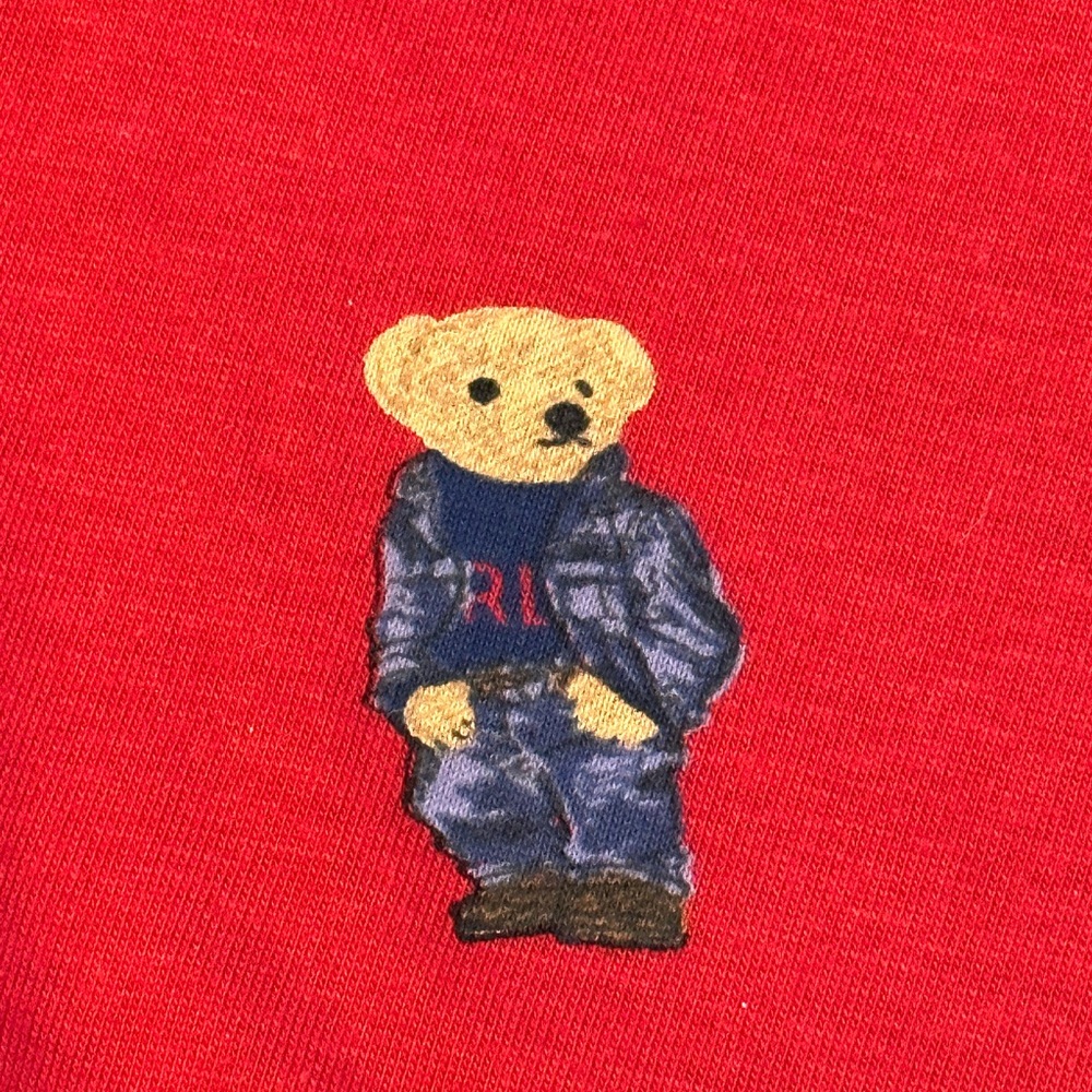 Polo Ralph Lauren Men's Polo Bear Boxers in Red Large - Picture 3 of 8